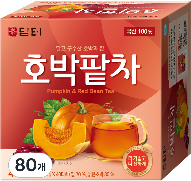 담터 호박팥차, 1.5g, 40개입, 2개