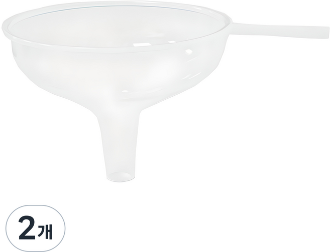 크린메이트 소분용 깔때기 중형, 투명, 2개