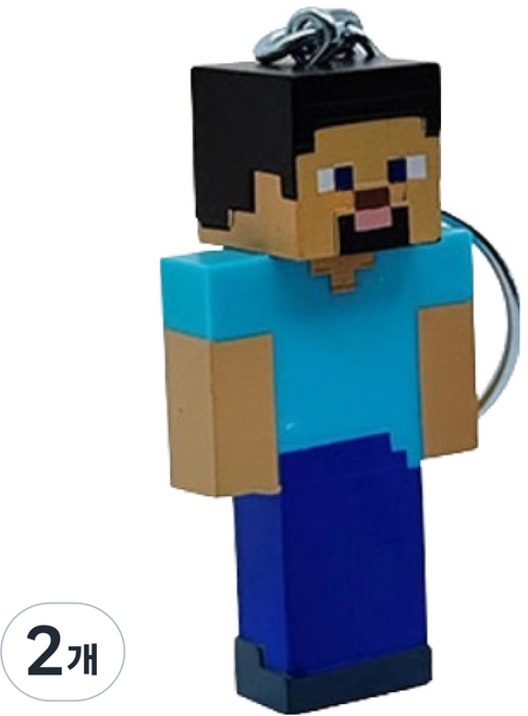Minecraft 公仔鑰匙圈 S2 隨機出貨, 2個