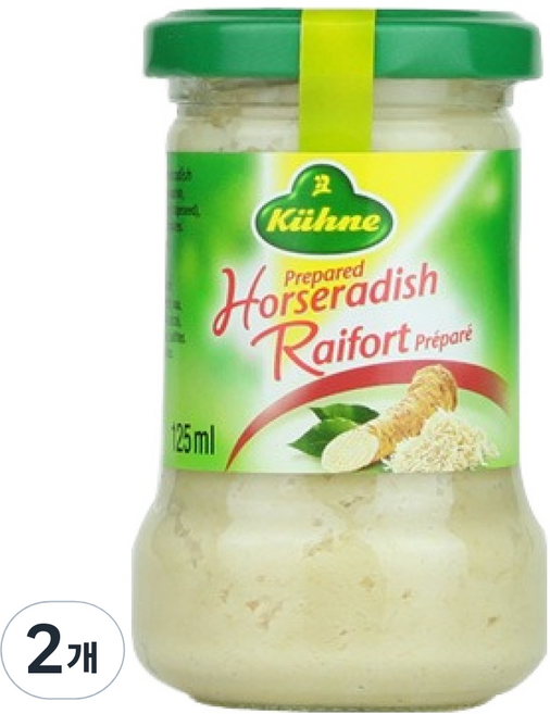 퀴네 홀스래디쉬, 125ml, 2개