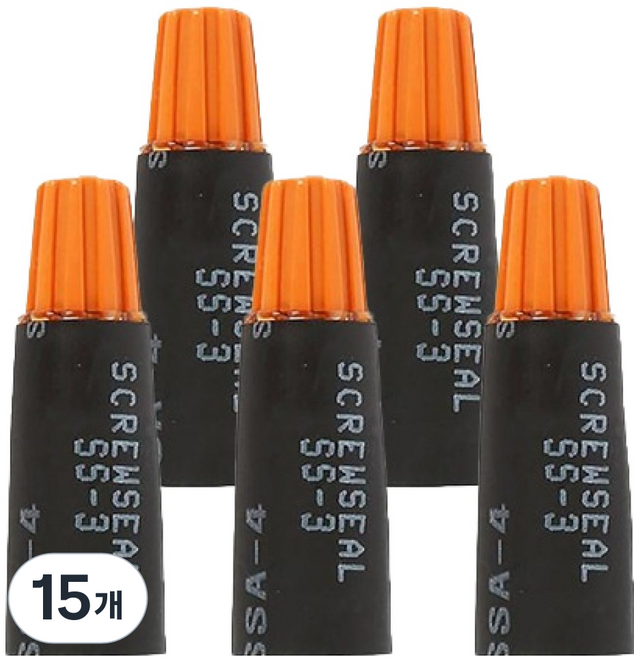 GiAnTLOK 捷諾克 螺絲密封電線連接器 橘色 SS-3, 15個