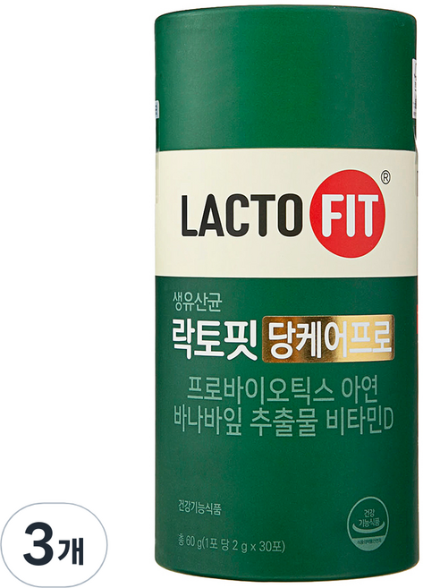 락토핏 종근당건강 당케어 프로 30p, 30회분, 3개
