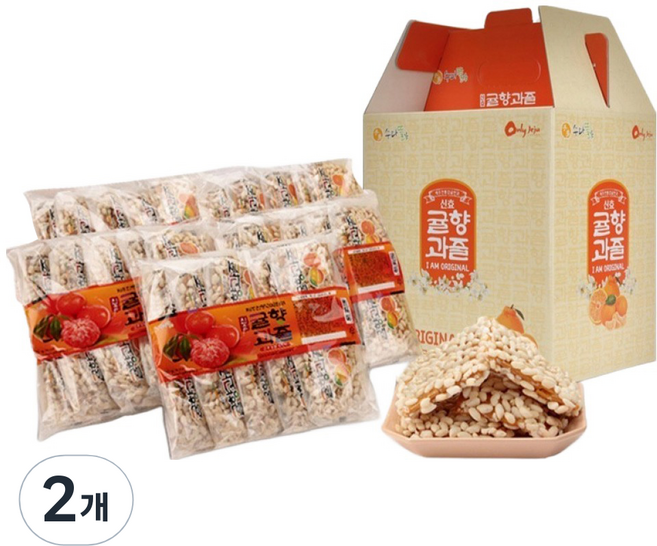 신효귤향과즐 5p 선물세트, 1.4kg, 2개