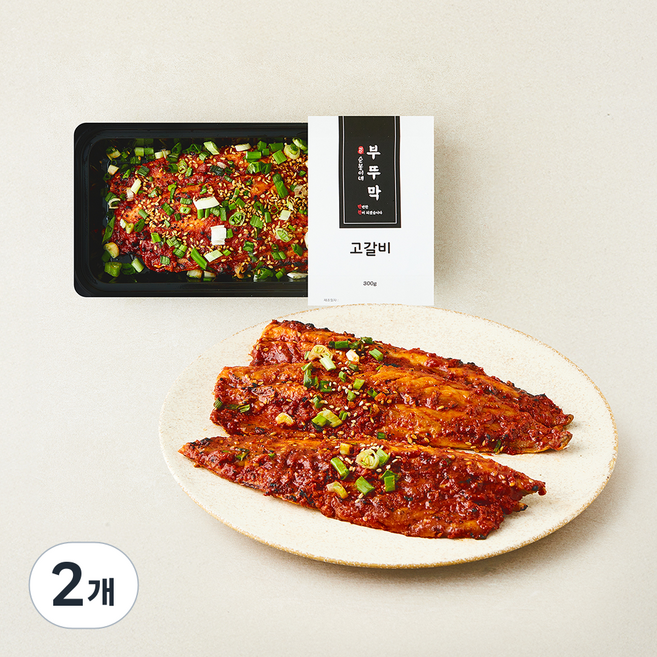 순봉이네부뚜막 고갈비, 300g, 2개