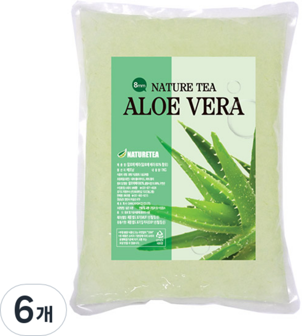 네이쳐티 알로에베라 베이스, 1kg, 1개입, 6개