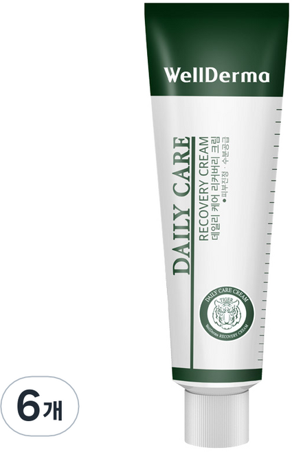 웰더마 데일리 케어 리커버리 크림, 30ml, 6개
