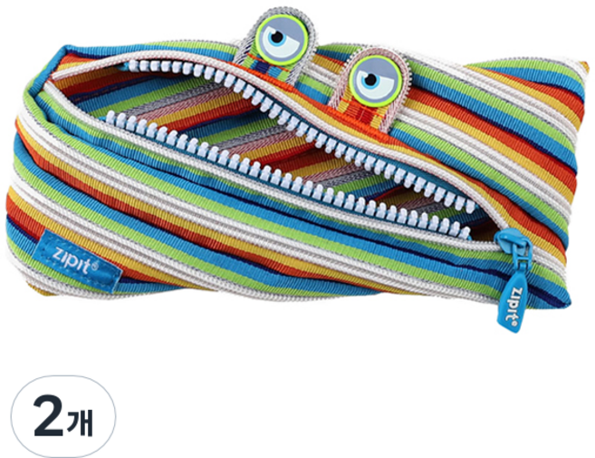 집잇 스페셜에디션 몬스터 파우치, 컬러풀, 2개