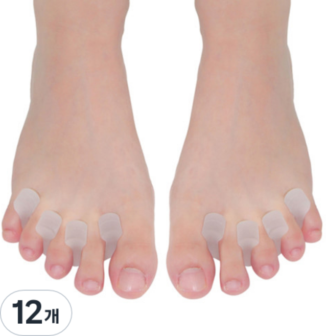 핀에스 실리콘 발가락 벌리개 FC1801, 12개