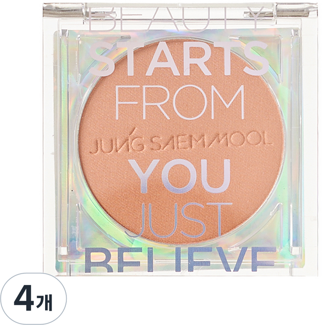 정샘물 컬러피스 블러쉬, 에어리베이지, 4개