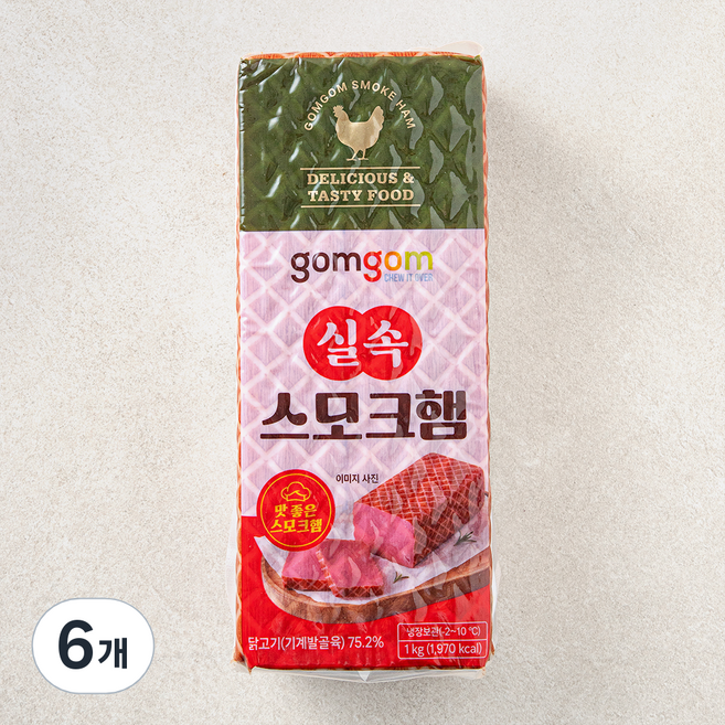 곰곰 실속 스모크햄, 1kg, 6개