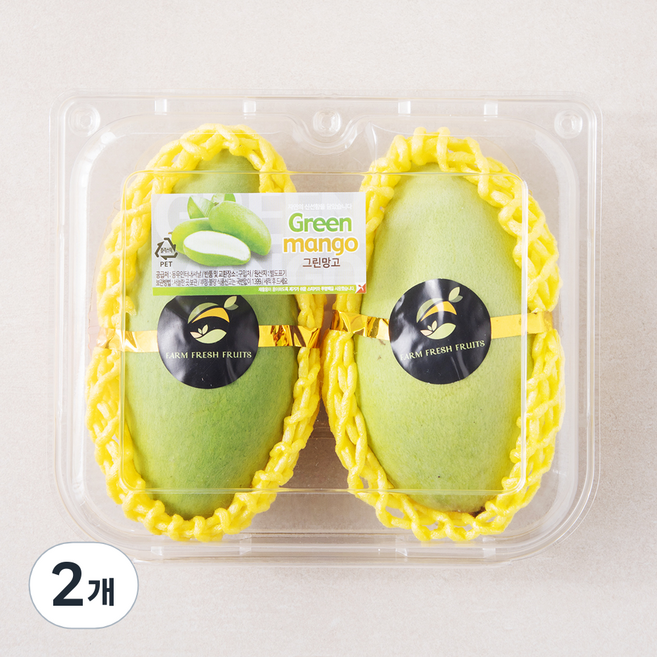 더달 태국산 그린 망고 2개입, 600g, 2개