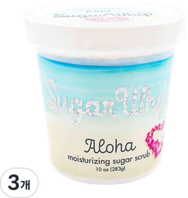 프라이멀엘리먼츠 슈가휩 바디스크럽 알로하 과일향, 283g, 3개