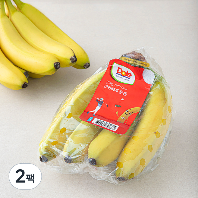 돌 베트남 바나나, 2팩, 1.2kg 내외