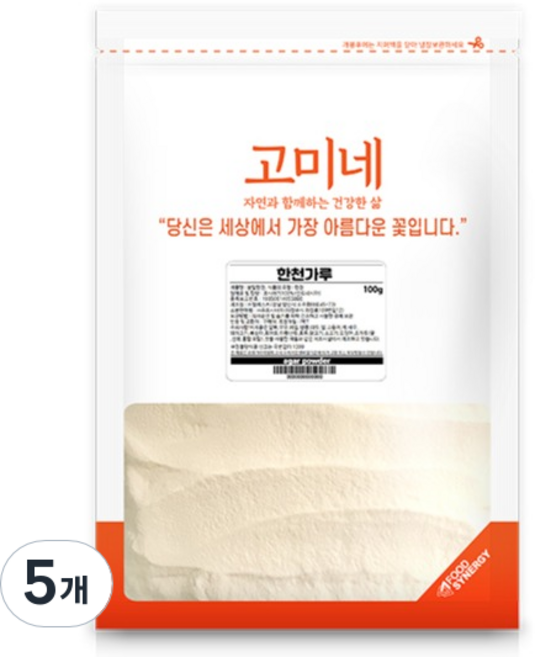 SUPERGOOD Gomine 寒天粉, 100g, 5個