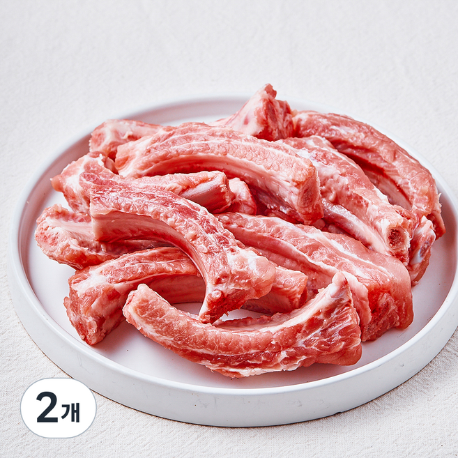 곰곰 무항생제 1등급 등갈비 (냉장), 2개, 600g