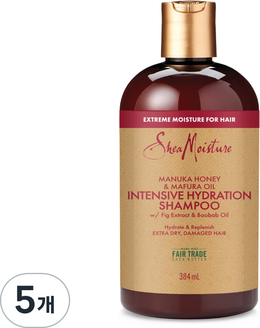 시어모이스처 마누카허니 앤드 마푸라오일 샴푸, 384ml, 5개 - 쿠팡