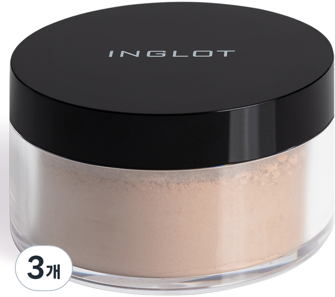 잉글롯 퍼펙트 피니쉬 루스파우더 23g, 12 내추럴 베이지, 3개
