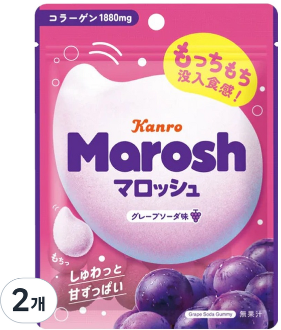 마로슈 칸로 포도소다, 50g, 2개