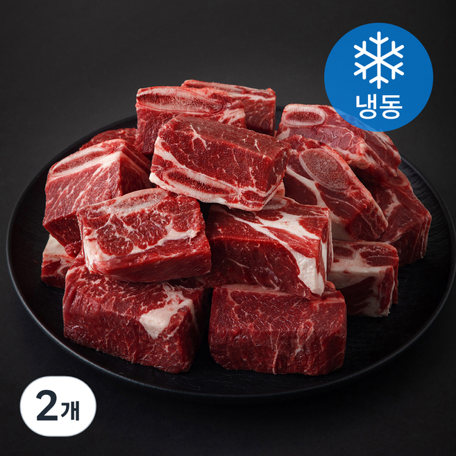 미국산 미트코리아 초이스 본갈비 찜용 (냉동), 2개, 2.5kg