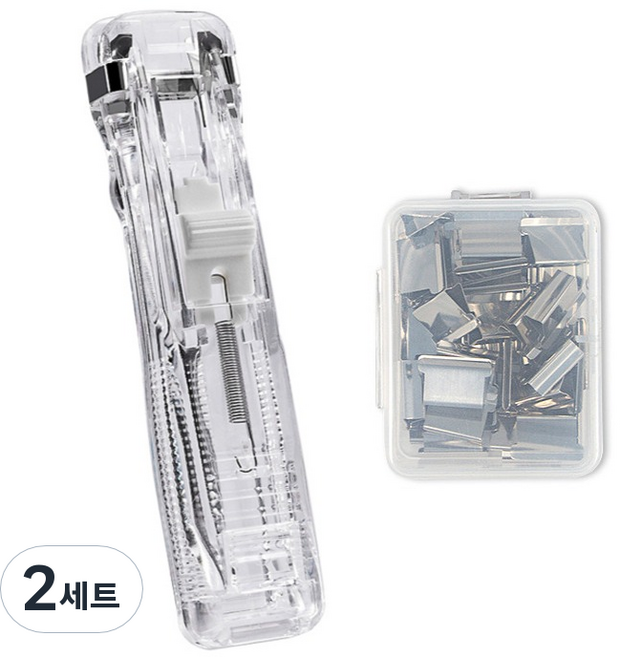 씨티 클립퍼 투명 + 클립 50p, 2세트