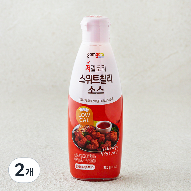 곰곰 저칼로리 스위트칠리 소스, 280g, 2개