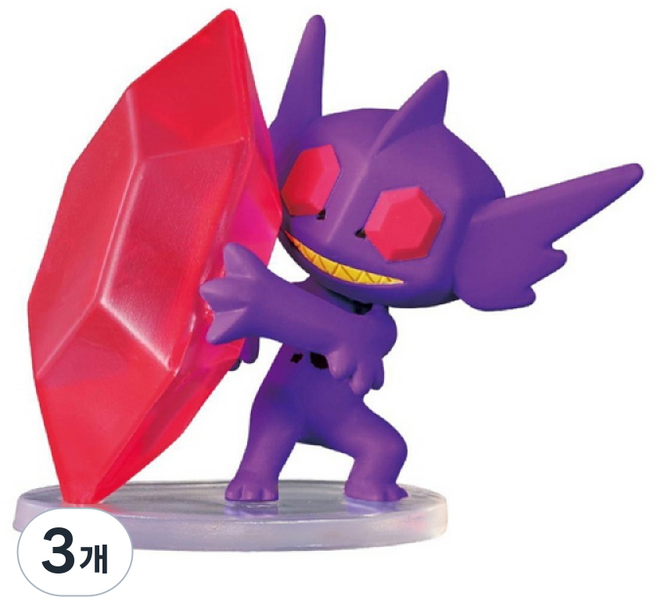 ACADEMY HOBBY MODEL KITS 寶可夢收藏 MS Mega 胖丁 寶可夢 Moncolle 公仔 44mm S25045, 3個