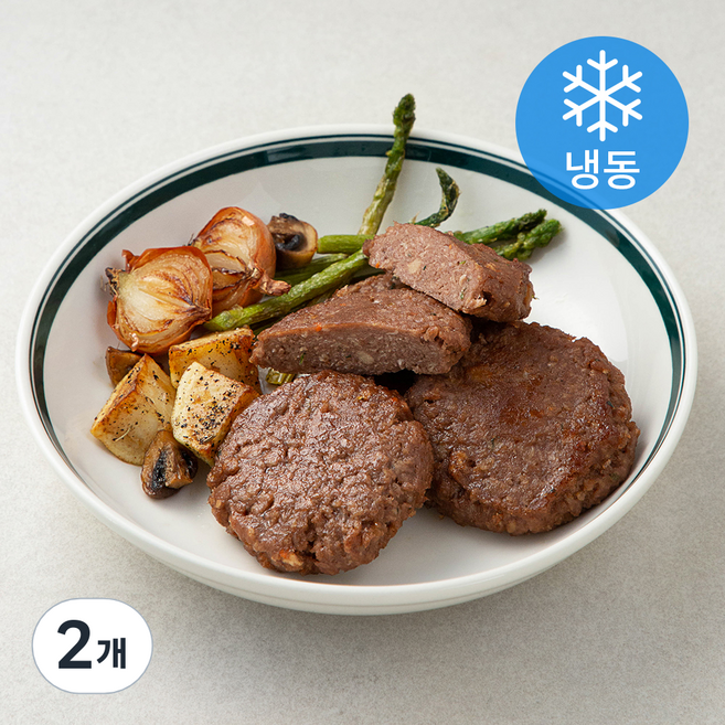 베지가든 비건 숯불향 떡갈비 (냉동), 960g, 2개