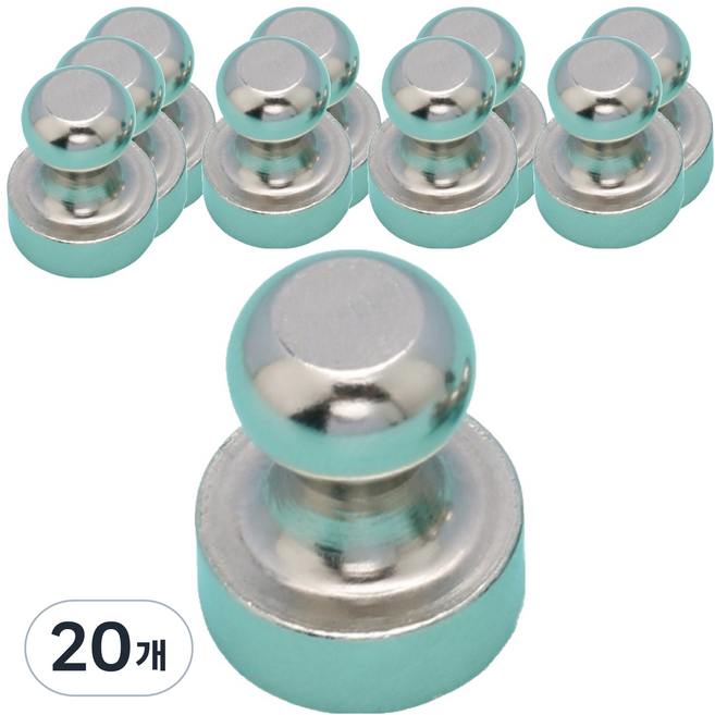 공감 story 자석후크 12mm, 실버, 20개