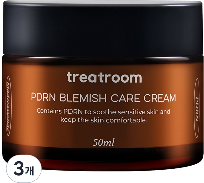 treatroom PDRN 抗瑕疵護理霜, 3個, 50ml