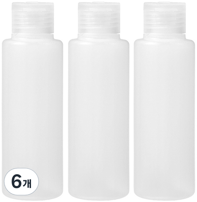 코멧 심플한 똑딱이 공병 100ml, 6개