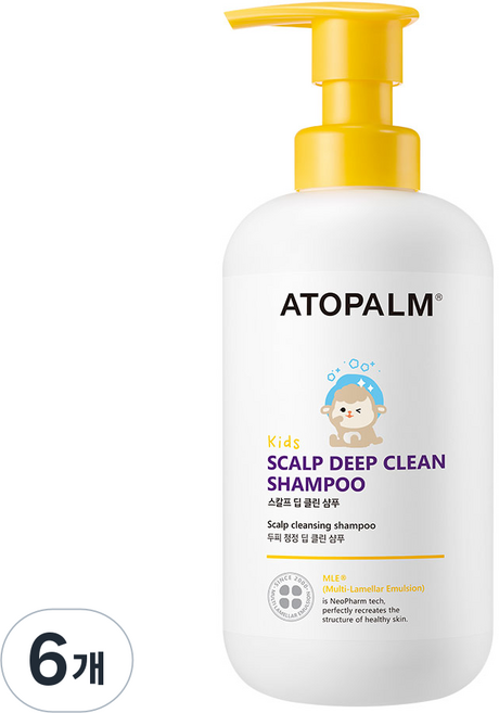 아토팜 스칼프 딥 클린 샴푸, 460ml, 6개