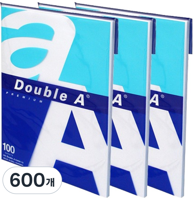 Double A 影印紙 80g, 600個, A4