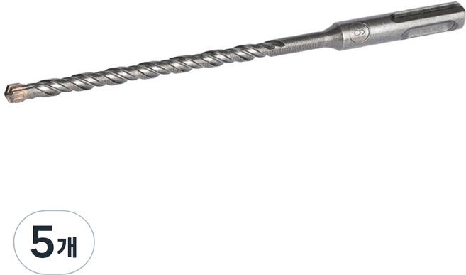 이엑스파워 SDS PLUS 드릴비트 4날 7 x 210 mm ESP-7210, 5개