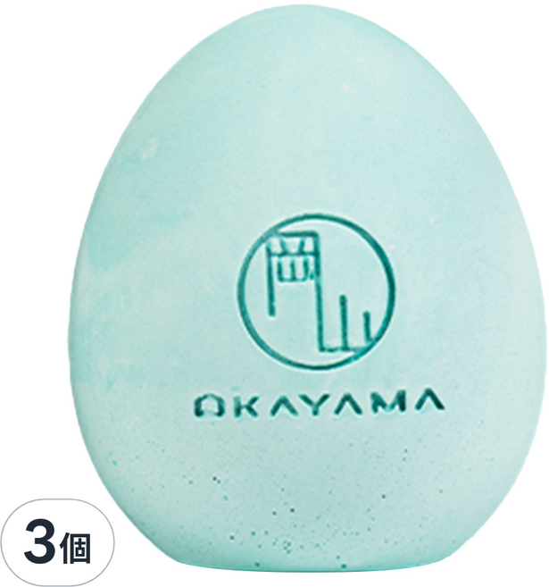 OKAYAMA 岡山 硅藻土吸濕防潮除臭蛋 (綠色) 100g 居家除濕除臭好幫手, 3個