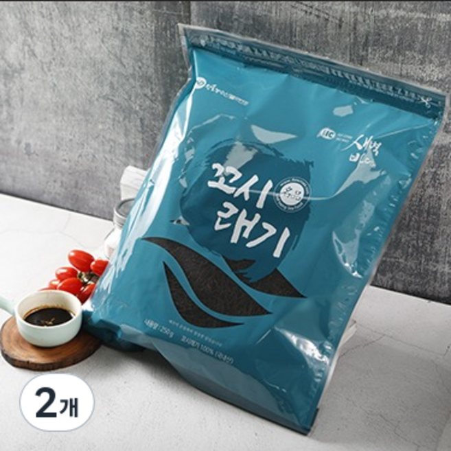 새벽바다 건 꼬시래기, 250g, 2개