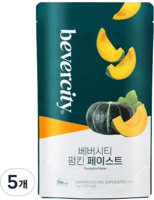 베버시티 세미 펌킨 페이스트, 1개입, 5개, 1kg