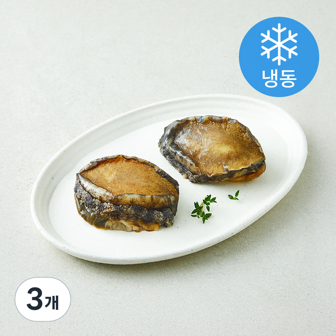 완도맘 자숙 전복 2마리 (냉동), 3개, 100g