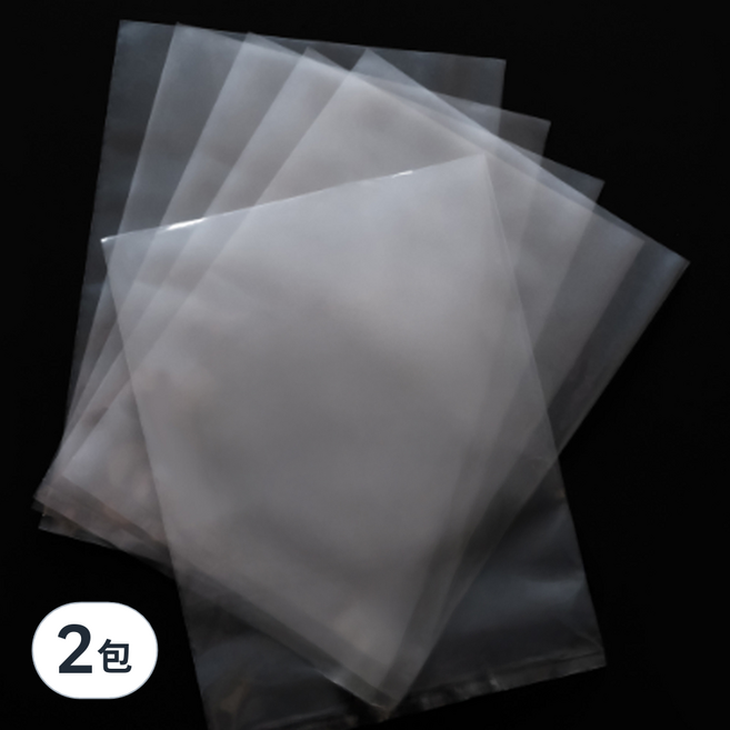 PE塑膠袋 2.2kg, 30 x 20cm(8 x 12吋) 厚度0.08mm, 1包, 2包