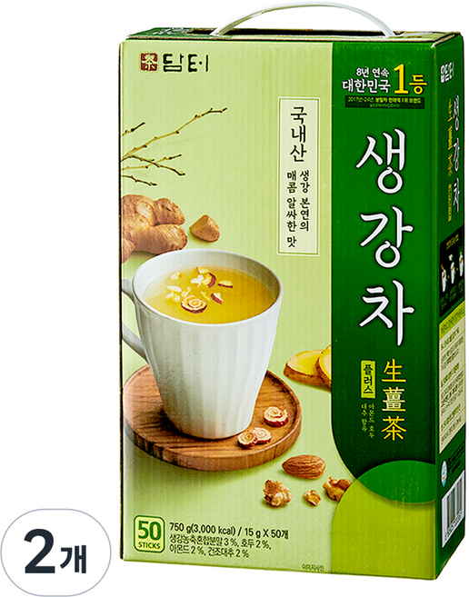 Damtuh 丹特 生薑茶 Plus, 15g, 50入, 2個