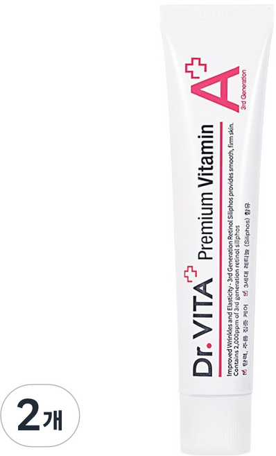 닥터비타 프리미엄 비타 A 주름크림, 2개, 30ml