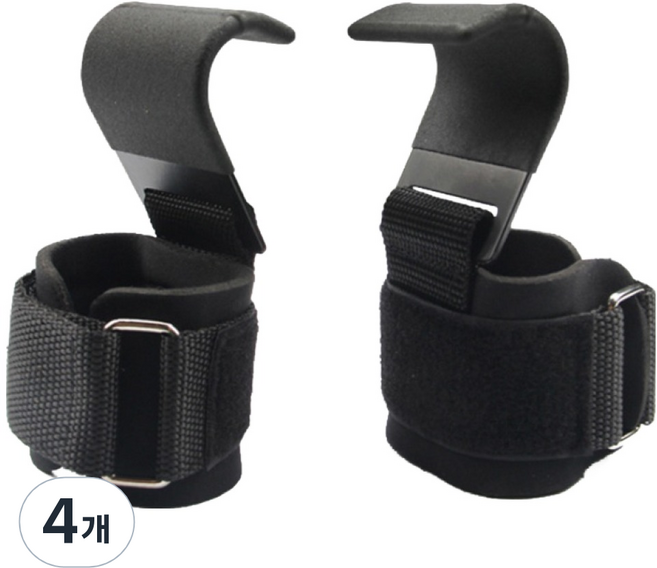 코어가드 헬스 풀업 리프팅 후크 퀵 스트랩, 4개