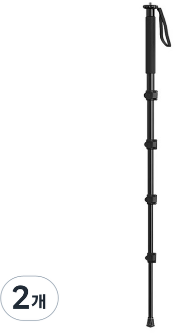 울란지 카메라용 알루미늄 모노포드, TB12, 2개