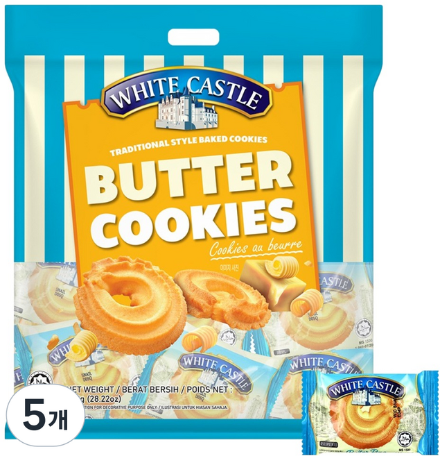 화이트캐슬 버터쿠키, 5개, 800g