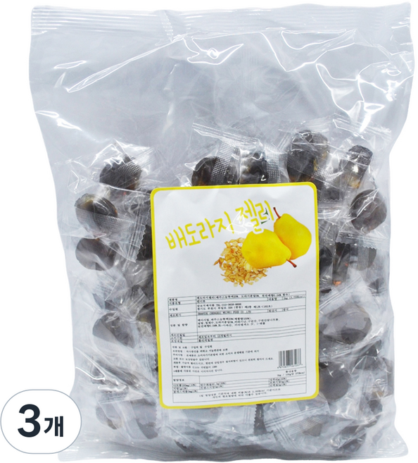 배도라지 과즙젤리, 1kg, 3개