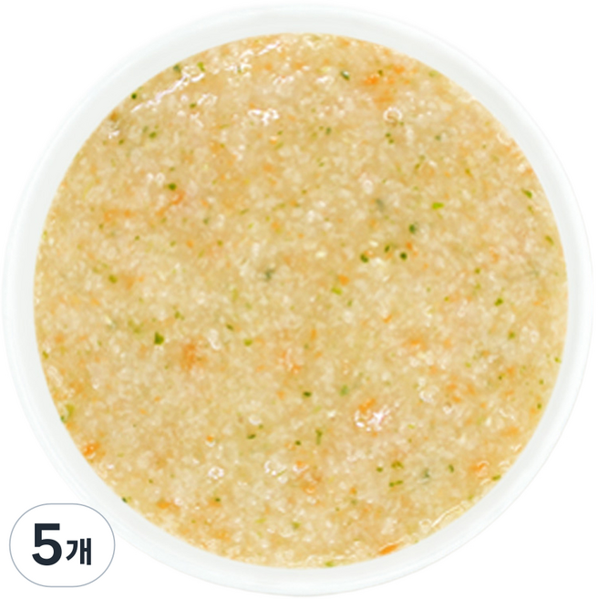 Jjangjuk 孩童常溫副食品 7個月以上適用, 混合口味(蘋果/胡蘿蔔), 140g, 5個