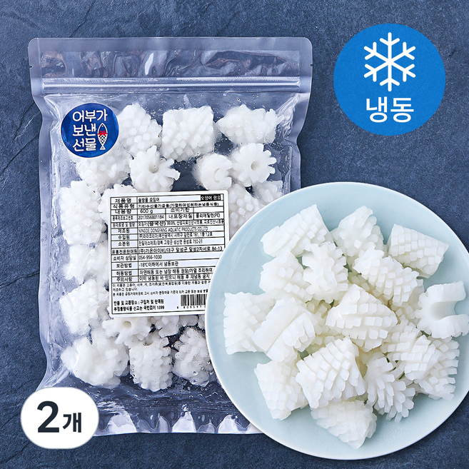 어보선 솔방울 오징어 (냉동), 600g, 2개