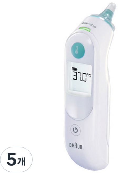 BRAUN 귀 적외선 체온계 IRT6030, 5개