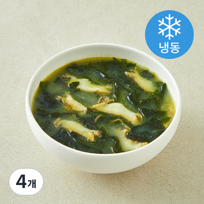 자연별곡 완도 전복 미역국 (냉동), 160g, 4개