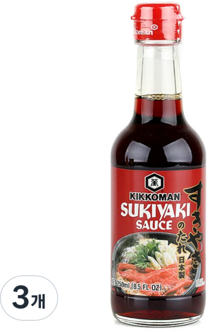 기꼬만 스키야키 소스, 250ml, 3개