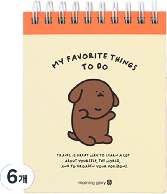 모닝글로리 깜찍한 상철수첩 85매, 랜덤발송, 6개
